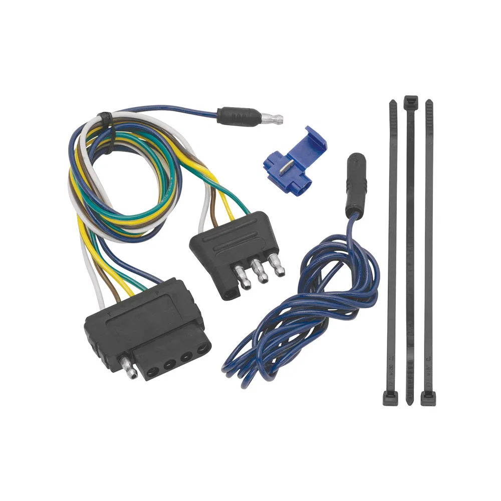 20136 – TOW READY Trailer Wiring Connector Adapter, 4 Flat to 5 Flat 18 Inch Lead Wire